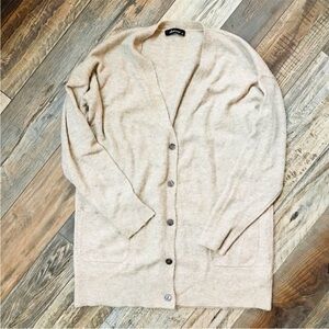 Olivaceous Light Tan Cardigan Sweater